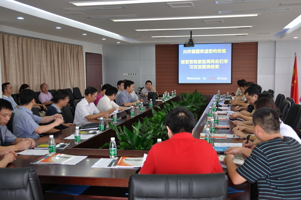 資陽市質監(jiān)系統領導來公司參觀